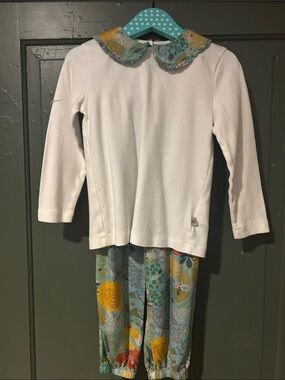 Frugi Organic Cotton Pant and Collared Shirt Set